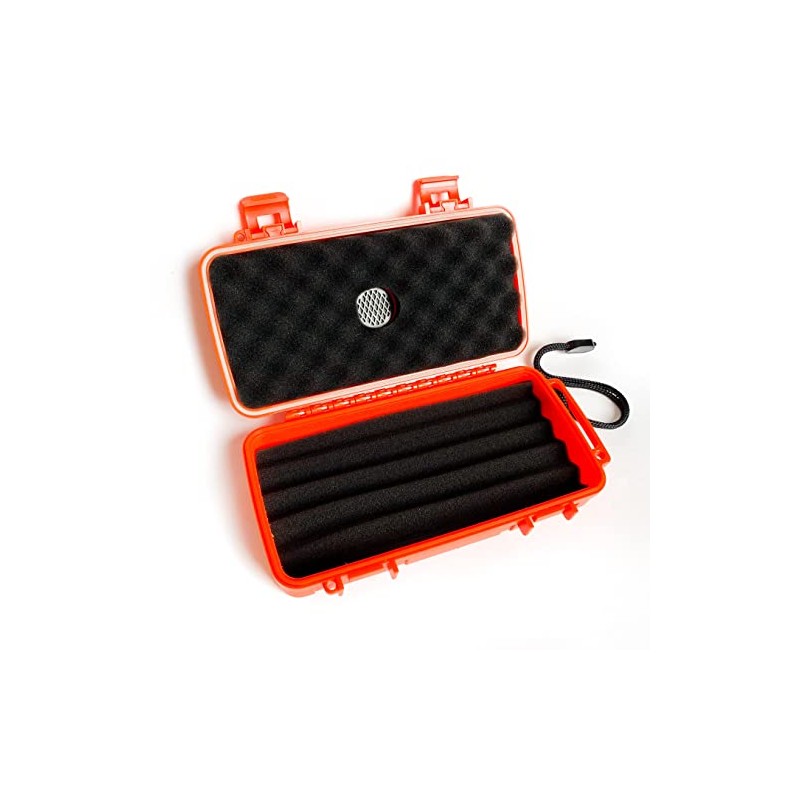 Waterproof Smell Proof Travel Storage Box (Orange)