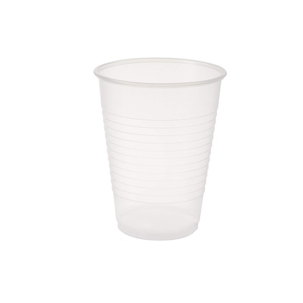 Exquisite 12 oz Clear Plastic Cups II 50 Count Bulk Pack Disposable Party Cups II Premium Quality Plastic Tumblers for Parties