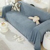 VClife Boho Couch Cover Grayish Blue Sofa Couch Covers for