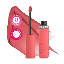 L'Oréal Paris Infallible Le Matte Resistance Labial Líquido Mate de Larga Duración Hasta por 16h con Ácido Hialurónico, Tono 650 Wedding Night
