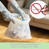 TECHSHARE Small Garbage Bags 4 Gallon - 105 Count Trash