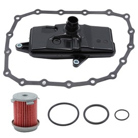 MDEOOSKY 21814-5T0-000 Filtro de transmisión automática y kit de juntas de sartén, repuesto para Honda Civic 2014-2019 FIT 2015-2019 HR-V 2016-2019, reemplaza 25420-5T0-003 25450-P4V-0-0 3 44
