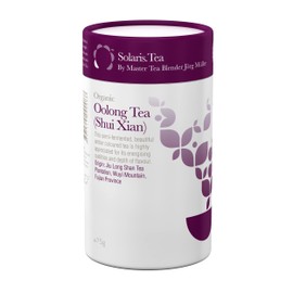 Solaris Tea Organic Oolong (Shui Xian), Pack of 1 (1 x 75 g)