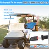 Dewkake Golf Cart Seat Belts Kit, 4pcs Universal Retractable Front