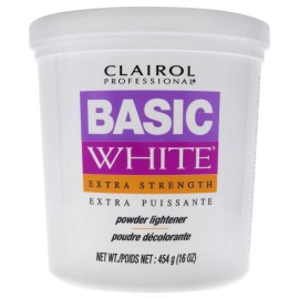 CLAIROL Basic White Powder Lighteners , Extra Strength hair bleech 16 oz