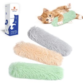 Potaroma Cat Toys Pillows, 3 Pack, Soft and Durable Crinkle Sound with Catnip In