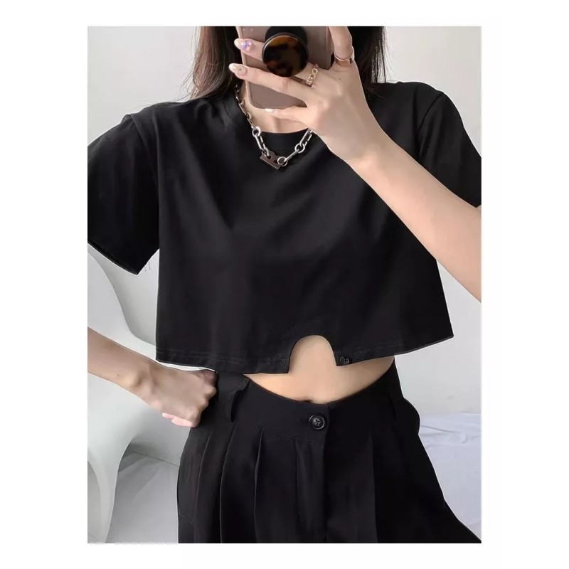 D.S Casual Short Top Camiseta Corta Solid