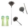 Home Cleaning Bundle - Feather Duster - Corner Brush -