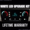 VaultTechSurplus White Led Climate Control Upgrade Kit Silverado Sierra Escalade