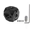 M18 Stand Adapter, 1/4"-20 Screw Hole, 3/8" Threaded Hole, Conversion