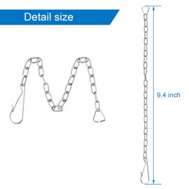 6 Pieces Toilet Handle Chain Stainless Steel Toilet Flapper Lift Chain Replacement Fits Most Toilet Flappers