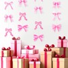 FCKLVMC 8 Pcs Pink Bow Decorations Banner for Party with