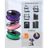 ELEGOO ELEGOO PLA+ Filament 1.75mm Space Gray 1KG, Tough PLA