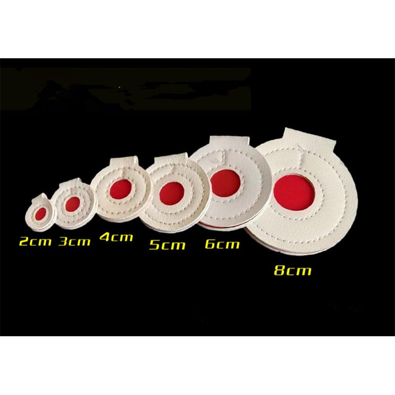 TOASIS Slingshot Practice Targets 12pcs Fabric Discs Target Assorted Sizes