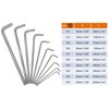 NordWolf 10-Piece Torx Wrench Set, S2 Steel Long Arm Security