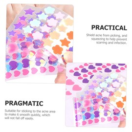 MERRYHAPY 5 Sheets Patches for Pimple Facials Mole Comfortable Breathable Stickers Random Style