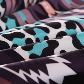 Loussiesd Boho Duvet Cover Set Double Exotic Bohemian Bedding Set Southwest Style Aztec Reversible Bedspread Microfiber Bedding Cover Soft Luxury Comforter Cover with 2 Pillow Shams Zipper 3 Pieces