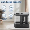 Humidifier for Bedroom, 2.2L Ultrasonic Cool Mist, Easy Clean Freely