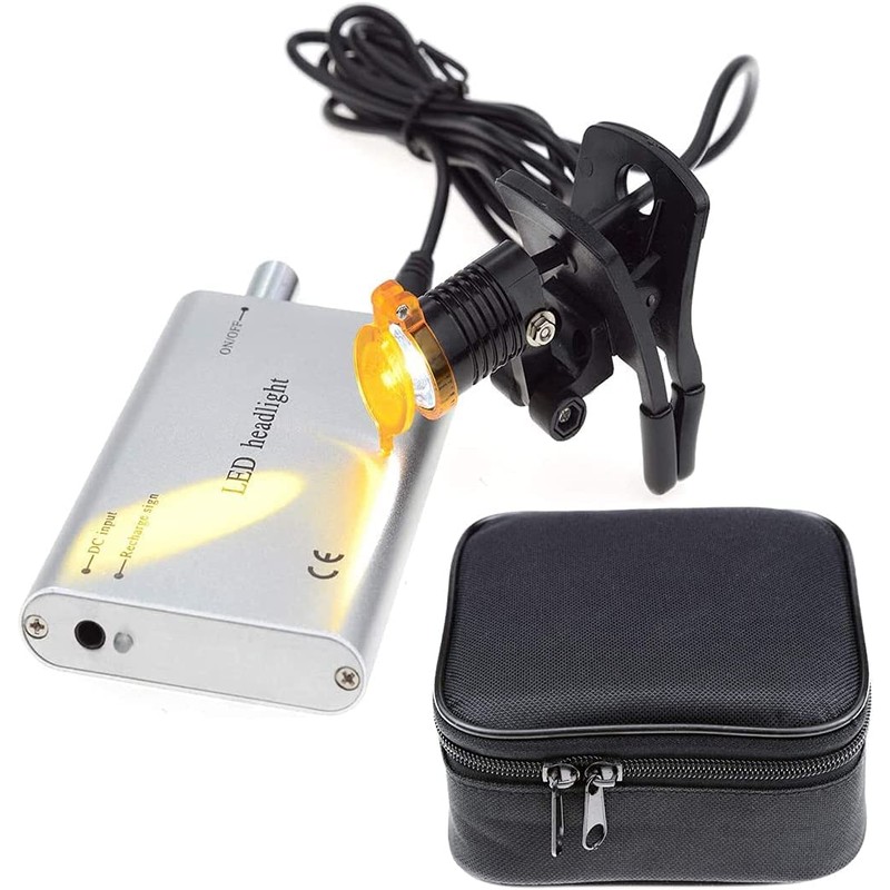 UINMYREO Portable 5W LED Head Light Headlight Rechargeable for Loupes