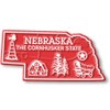Nebraska Small State Magnet by Classic Magnets, 2.4" x 1.2",