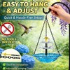 2026 New Solar Cascade Hanging Bird Bath Fountain, Outdoor Hanging