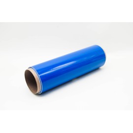 IlMondoMall Wrapping Sheet, Solid Color, Cutting Sheet, With Air Grooves (19.7 x 11.8 inches (500 x 30 cm), Gloss Navy)