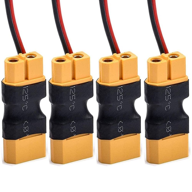XT60 Male to Female Connectors with JST Female in-line Lipo
