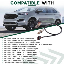NEXAGEBIUS 234-8039 234-5173 2PCS Oxygen O2 Sensor Compatible with 2016-2020 Ford Fusion, Edge, Escape, Focus, Explorer, Taurus & Lincoln MKC, MKZ, MKT, Nautilus 2L 2.3L Replace E1GZ9F472C FB5Z9G444A