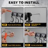 ELEAD 68'' All Metal Adjustable Garden Tool Organizer: Garage Tool
