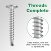 Self Tapping Screw, 410 Stainless Steel Drilling Screw M4.2 *