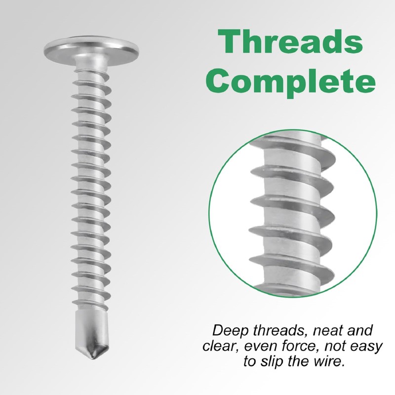 Self Tapping Screw, 410 Stainless Steel Drilling Screw M4.2 *