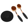 2pcs Sunscreen Applicator Brush Soft Fiber Hair Sunscreen Brush with