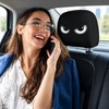 Funny Cartoon Car Headrest Covers 2PCS for Auto Interior Decoration