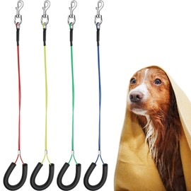 4 Pcs Grooming Loops for Dog Grooming Noose Restraint Grooming Loops for Dogs Groomers Long Noose for Grooming Pet Grooming Table Small Medium Dog Bathing Station