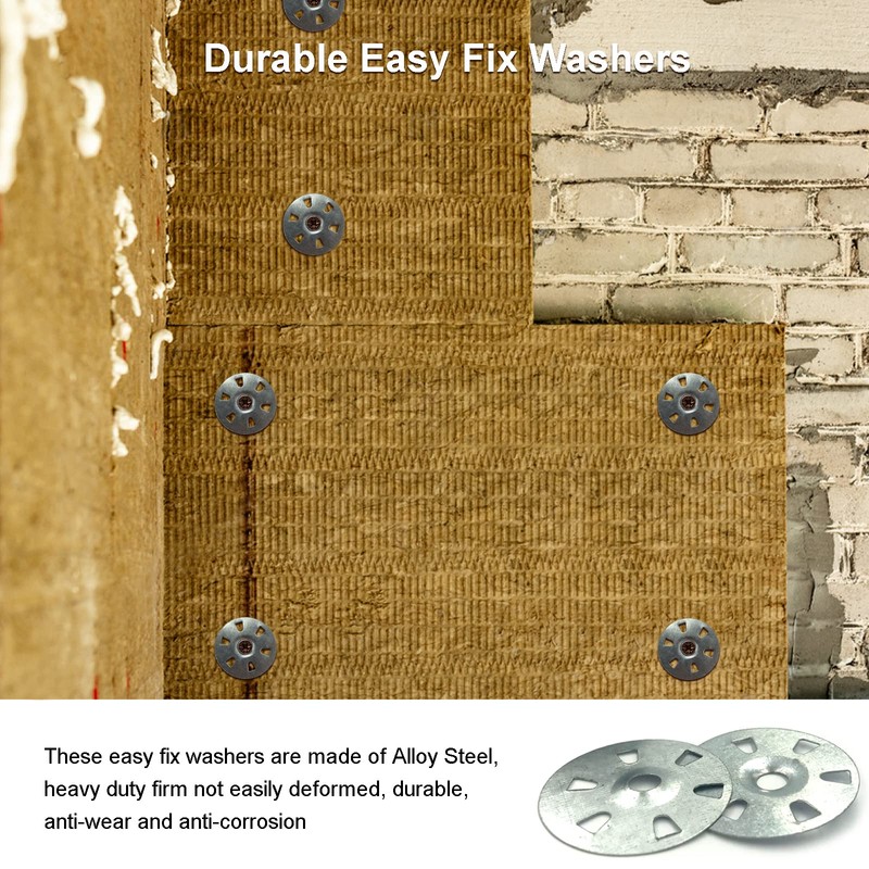ESINO 100 Pieces Tile Backer Board Washers, Easy Fix Washers,