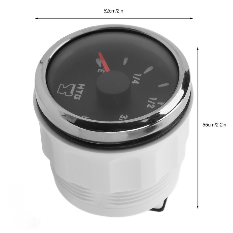 2in Pointer Sewage Gauge 0‑190Ω Signal with Backlight IP67 Waterproof