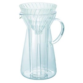 Hario V60 Glass Hot and Iced Coffee Maker, 700ml