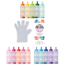Tulip One-Step Tie Dye Kit, Over The Rainbow, Easy Party Activity, Gift Idea, 15-Color Kit