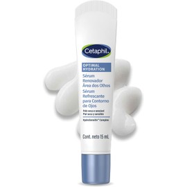 Cetaphil Optimal Hydration Sérum Ojos Ácido Hialurónico Piel Sensible 15 ml Con HydroSensitiv Complex, ayuda a hidratar, calmar sensibilidad y mejorar apariencia de ojeras, bolsas e hinchazón.