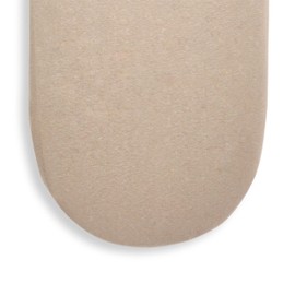 The Little Green Sheep - Moses Basket Baby Crib Fitted Sheets for the Nursery, Organic Cotton, Breathable, Super Soft and Luxurious, Neutral for Boys and Girls (35cm x 75cm) (Truffle)