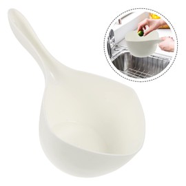 BRIGHTFUFU Plastic Water Ladle Household Bath Dipper for Watering Hair Washing and Home Use Versatile Bathroom Scoop for Water and Tub Ideal for Flowers and Gardens