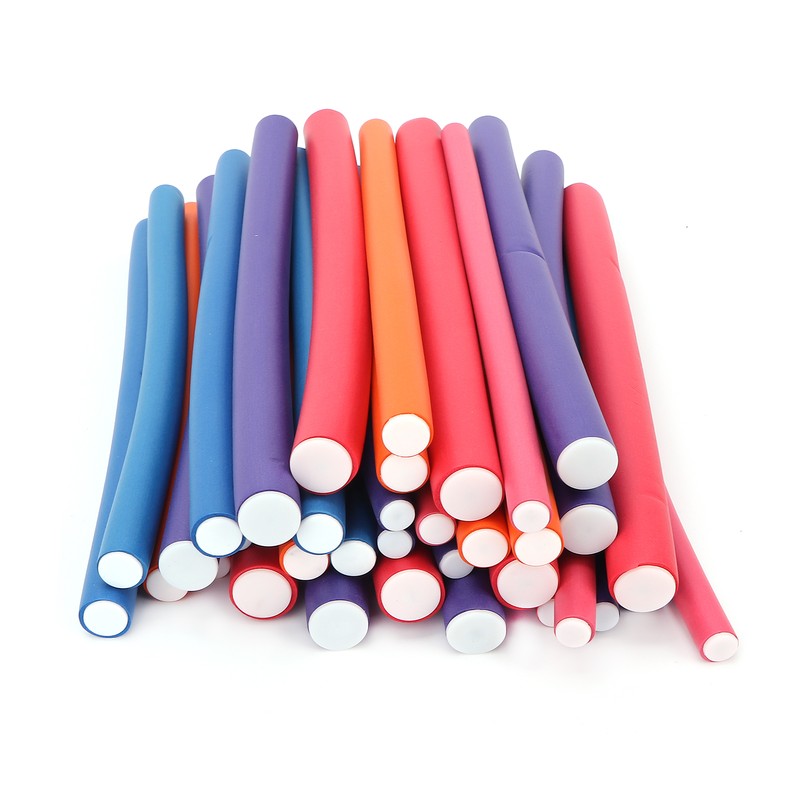 36Pcs Flexible Hair Curling Rods No Heat Soft Bendy Hair