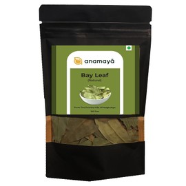 Bay Leaves for Cooking | Indian Bay Leaf by Anamaya Spices | Grown & Harvested in North-East India | Big size Biryani leaves | Aromatic & Flavourful | 50 gms |