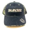 National Cap RAM 3D Patch Logo Weathered Grey & MO