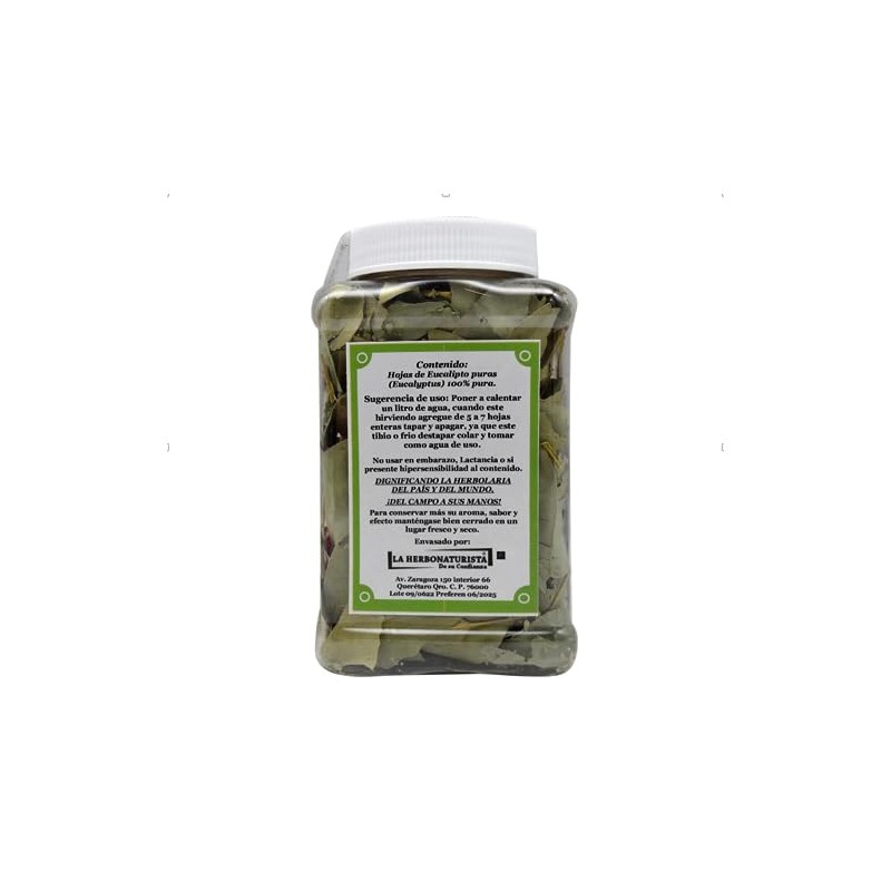 La Herbonaturista cortezas selectas para infusión (Hojas selectas de eucalipto)