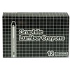 Dixon 36512 Industrial Lumber Crayon - Soft Graphite Black -