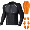 DUHAN Motorcycle Shirt Mesh Motorcycle Jacket Men with CE Level