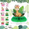 10 Pcs Two Wild Birthday Party Decorations Safari Table Centerpiece