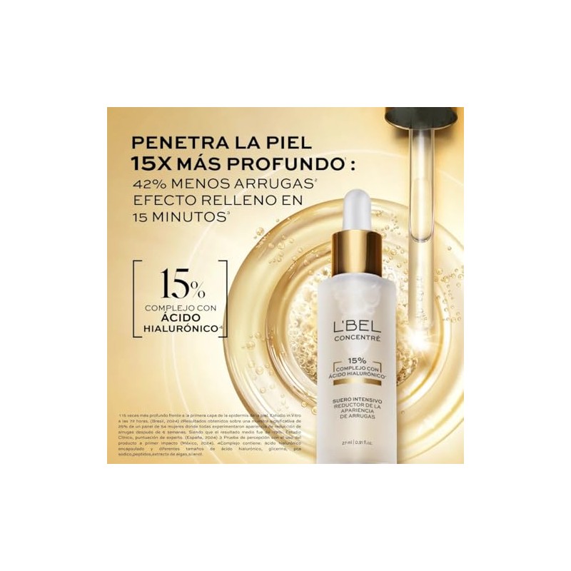 L’BEL Sérum Ácido Hialurónico Concentré – Reductor de Arrugas –