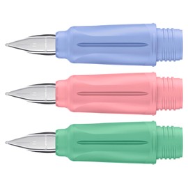 Ergonomic School Fountain Pen - STABILO EASYbuddy Pastel - Grip - Beginner Pen - A Nib - Rosy Blush